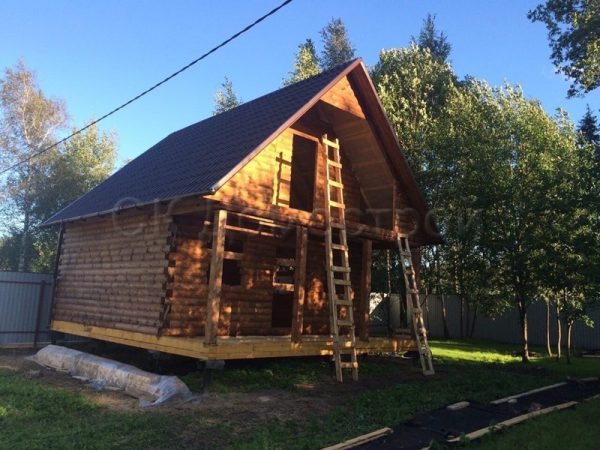 Дом под усадку 6х6 деревня Райки