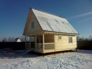 Баня из бруса 6х8 село Дубровичи