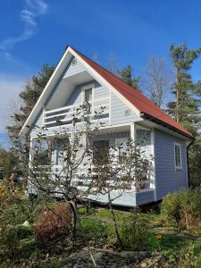 Каркасный дом 6х6 СНТ Чайка