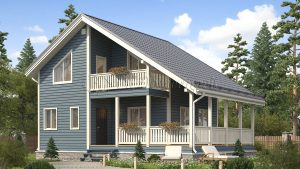 Дом «Булатов» 8х10,5 м