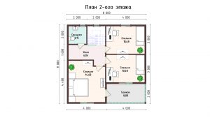 Дом «Булатов» 8х10,5 м