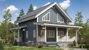 Дом «Федотов» 7х8 м