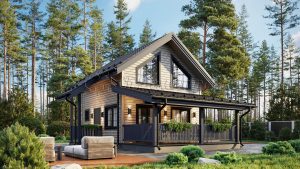 Дом «Гусев» 6х6 м