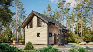 Дом «Гусев» 6х6 м