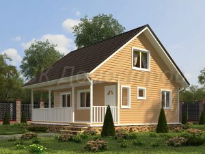 Дом «Ильин» 8х8 м