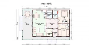 Дом «Анатольев» 9х14 м