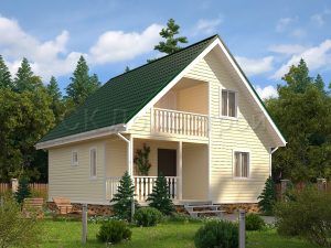 Дом «Антипов» 8х8 м