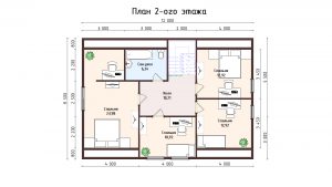 Дом «Орлов» 8,5х12 м