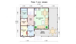 Дом «Булатов» 8х10,5 м