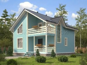 Дом «Дмитриев» 8х8 м