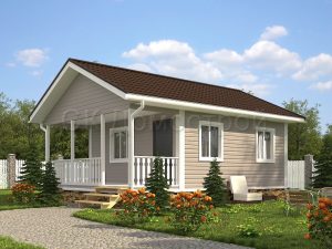 Дом «Зиновьев» 6х8 м