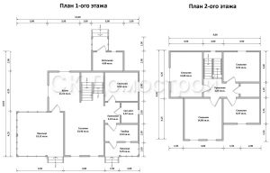 Дом «Елизаров» 8,5х9 м
