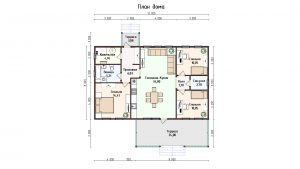 Дом «Фомин» 8х12,5 м