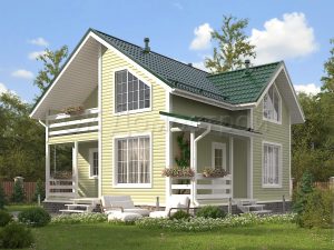 Дом «Куприянов» 8х8 м