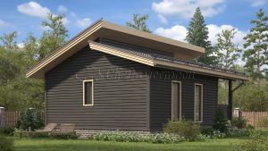 Дом «Тихонов» 7х9 м