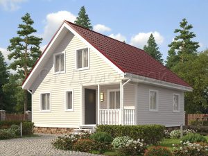 Дом «Тимофеев» 8х8,5 м