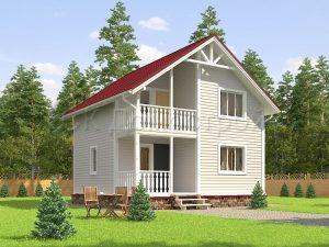 Дом «Евдокимов» 7х7 м