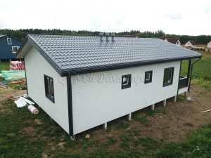 Каркасный дом 7,5х12 Елизаветинское поселение