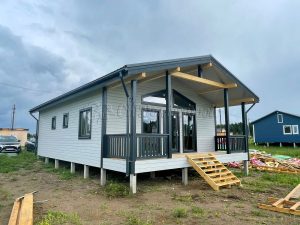 Каркасный дом 7,5х12 Елизаветинское поселение