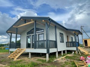 Каркасный дом 7,5х12 Елизаветинское поселение