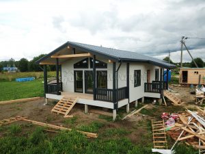 Каркасный дом 7,5х12 Елизаветинское поселение