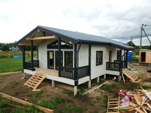 Каркасный дом 7,5х12 Елизаветинское поселение