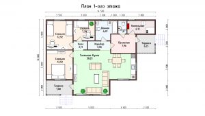 Дом «Воронин» 10х14,5 м