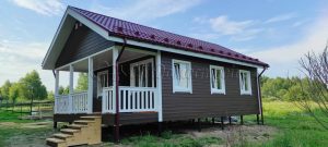 Каркасный дом 6х10 деревня Пищево