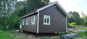 Каркасный дом 6х10 деревня Пищево