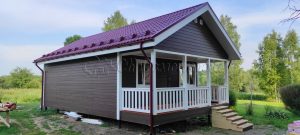 Каркасный дом 6х10 деревня Пищево