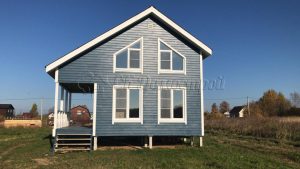 Каркасный дом 6х8 Горная Шальдиха