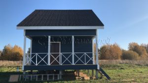 Каркасный дом 6х8 Горная Шальдиха