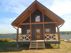 Каркасный дом 6х8 деревня Зеленково