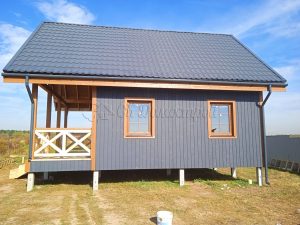 Каркасный дом 6х8 деревня Зеленково