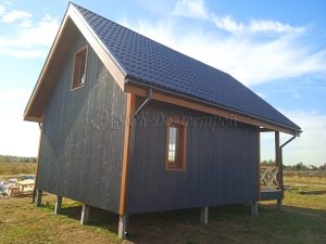 Каркасный дом 6х8 деревня Зеленково