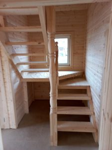 Каркасный дом 6х9 деревня Покровское