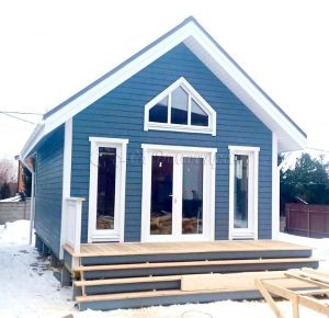 Каркасный дом 6х9,5 деревня Падиково