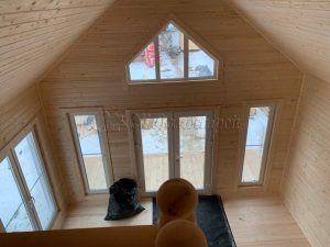 Каркасный дом 6х9,5 деревня Падиково