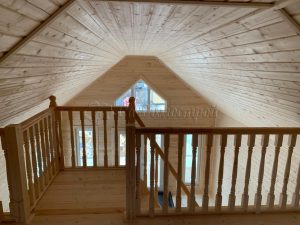 Каркасный дом 6х9,5 деревня Падиково