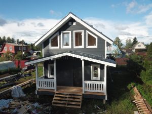 Каркасный дом 6х9,5 СНТ Красногорские Покосы