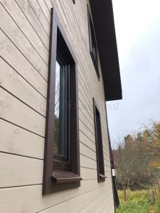 Каркасный дом 7,5х8 поселок Вырица