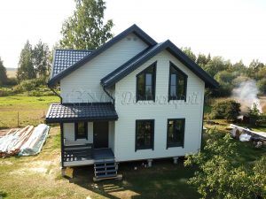 Каркасный дом 7,5х8,5 Куйвозовское поселение