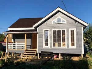 Каркасный дом 7,5х9 СНТ Нивки