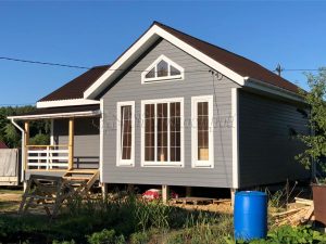 Каркасный дом 7,5х9 СНТ Нивки