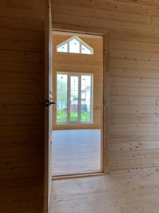 Каркасный дом 7,5х9 деревня Верховье