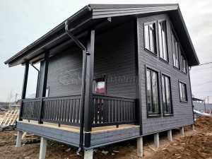 Каркасный дом 7,5х9 поселок Акиньшино