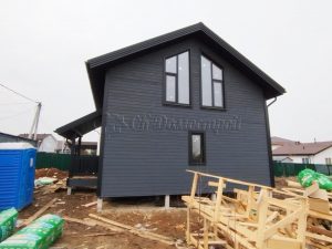 Каркасный дом 7,5х9 поселок Акиньшино