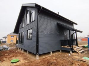 Каркасный дом 7,5х9 поселок Акиньшино