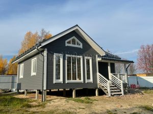 Каркасный дом 7,5х9 Приморское