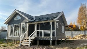 Каркасный дом 7,5х9 Приморское